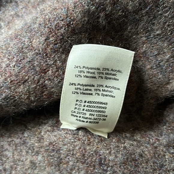🔥Wilfred🔥 | Brown Dunkirk wool and mohair blend sweater long vest - Picture 8 of 10